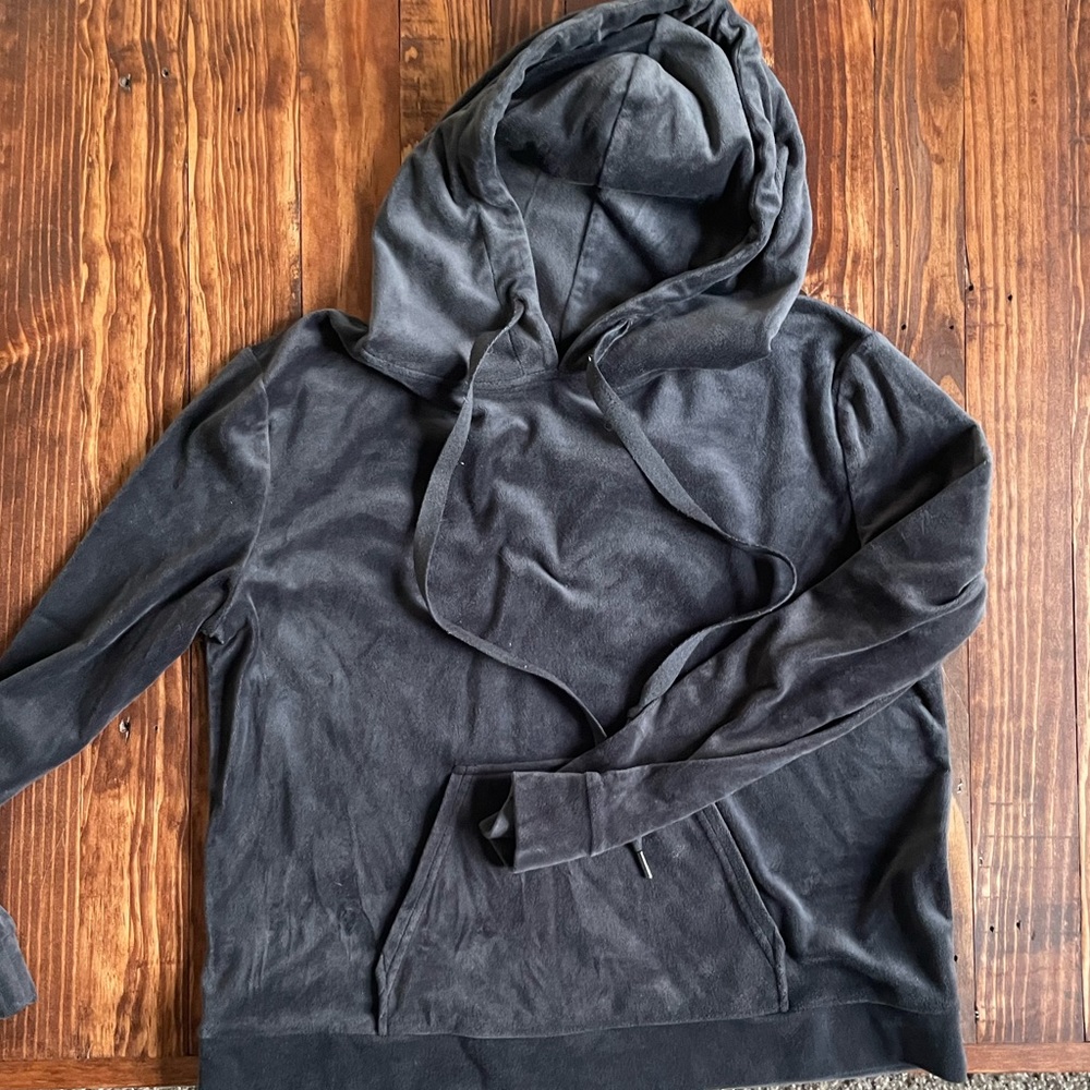 Lou & Grey super soft velvet hoodie